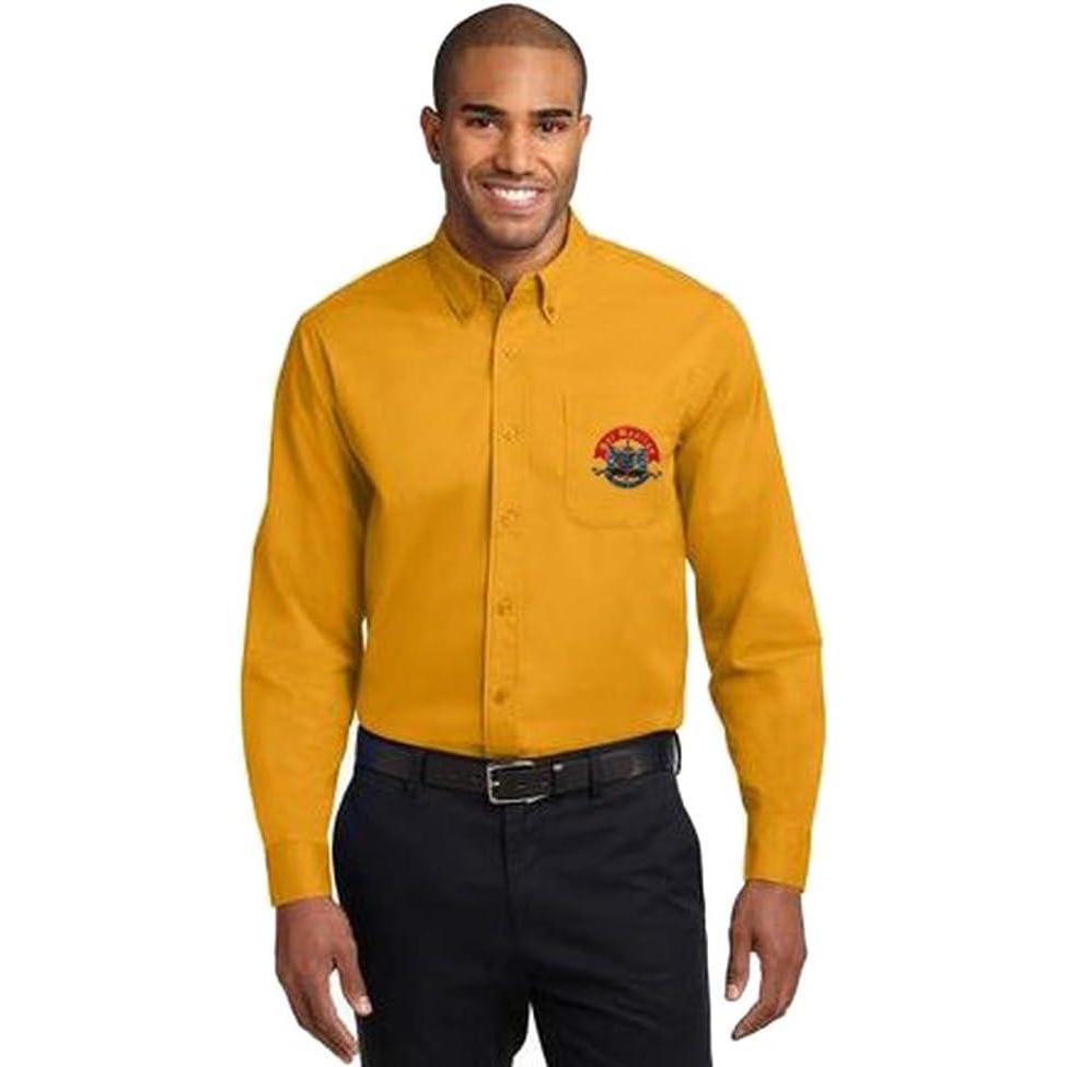 imagePsi Upsilon Long Sleeve OxfordAthletic GoldLight Stone