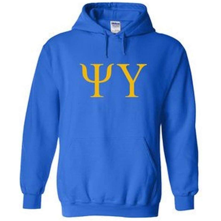imagePsi Upsilon World Famous Greek Hoodie Royal Blue with Gold ImprintRoyal Blue