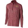 Greekgear Psi Upsilon Fraternity Electrify 1/2 Zip Pullover(Maroon Heather/Maroon)