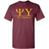 Psi Upsilon Bar Tee(Maroon)
