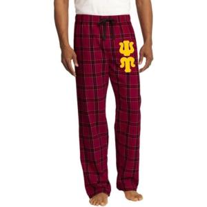 Greekgear Psi Upsilon Flannel Plaid Pant – PJ’s(Red)
