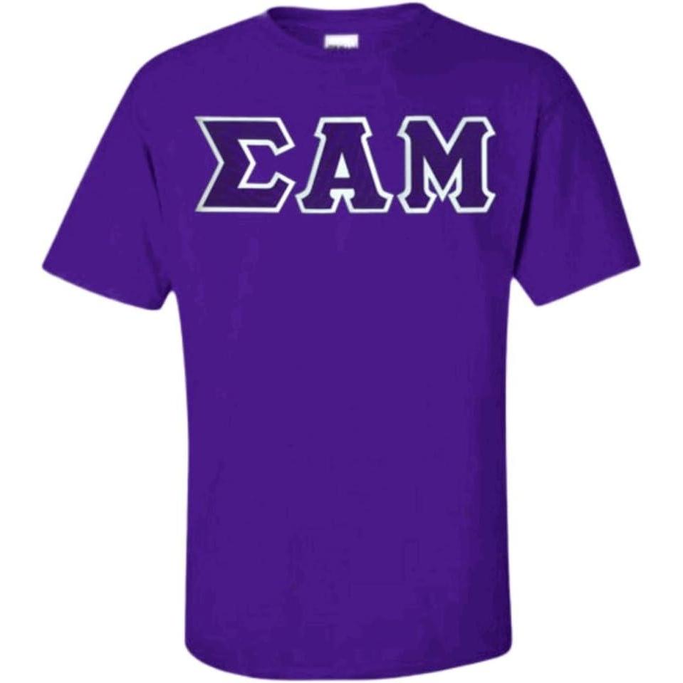 imageSigma Alpha Mu Lettered TShirtPurple