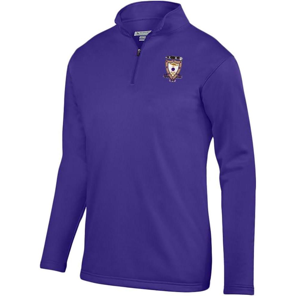 imageSigma Alpha Mu World Famous Crest Wicking Fleece PulloverPurple