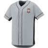 Sigma Alpha Mu Fraternity Crest Slugger Baseball Jersey(Silver/Black)
