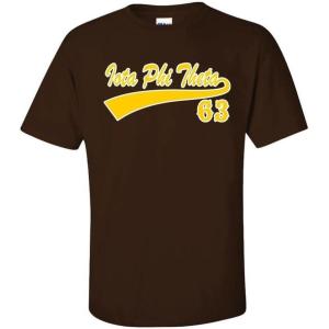 Greekgear Iota Phi Theta Tail Tee(Brown)