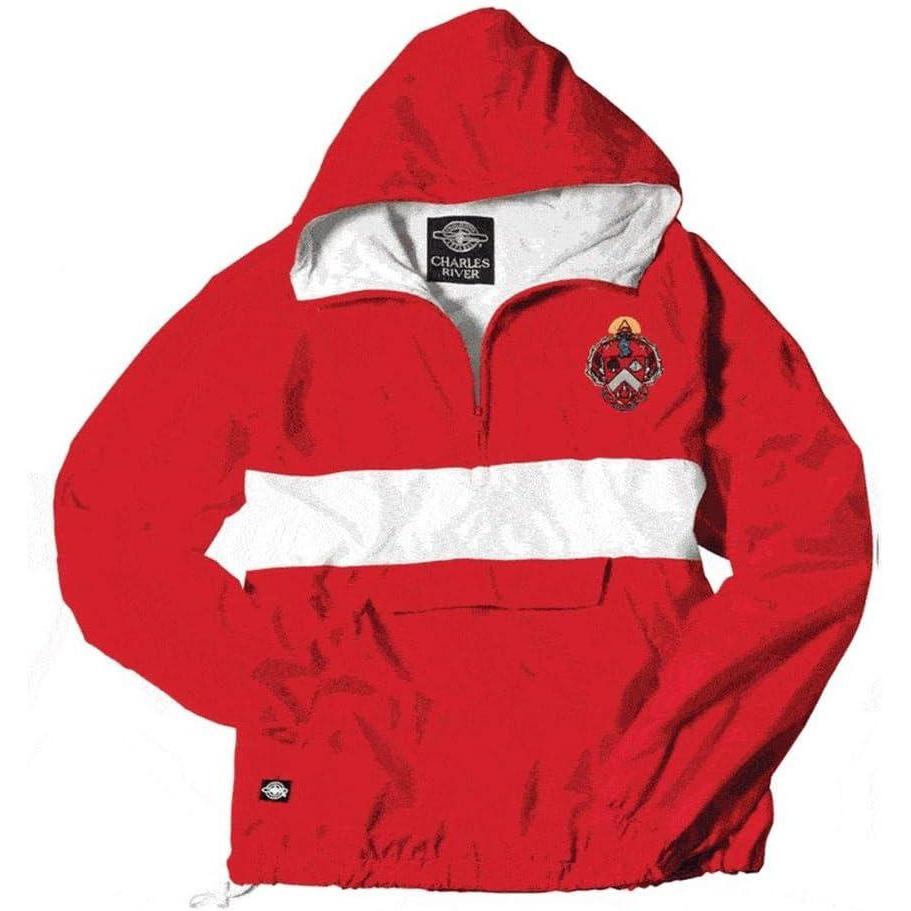 imageGreekgear Triangle Fraternity AnorakRedWhite