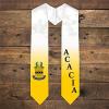 Greekgear Acacia Extra Fancy Diagonal Greek Graduation Stole W Crest