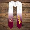 Greekgear Alpha Chi Rho Extra Fancy Diagonal Greek Graduation Stole W Crest