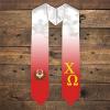 Greekgear Chi Omega Chi O Extra Fancy Diagonal Greek Graduation Stole W Crest