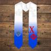 Greekgear Chi Phi Extra Fancy Diagonal Greek Graduation Stole W Crest