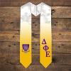 Greekgear Delta Phi Epsilon DPHIE Extra Fancy Diagonal Greek Graduation Stole W Crest