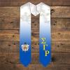 Greekgear Sigma Gamma Rho Extra Fancy Diagonal Greek Graduation Stole W Crest