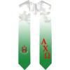 Greekgear Alpha Chi Omega Extra Fancy Diagonal Greek Graduation Stole W Crest
