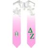 Greekgear Delta Zeta Extra Fancy Diagonal Greek Graduation Stole W Crest