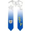 Greekgear Sigma Gamma Rho Extra Fancy Diagonal Greek Graduation Stole W Crest