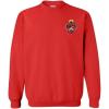 Greekgear Triangle Left Crest Crewneck Sweatshirt(Red)