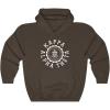 Kappa Alpha Theta Unisex College Seal Hoodie(Dark Chocolate)