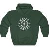 Kappa Alpha Theta Unisex College Seal Hoodie(Forest Green)