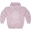 Kappa Alpha Theta Unisex College Seal Hoodie(Light Pink)