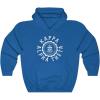 Kappa Alpha Theta Unisex College Seal Hoodie(Royal)