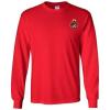 Triangle Fraternity Crest Longsleeve Tee(Red)
