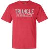 Triangle Greek Heavyweight T-Shirt(Red)