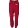 Triangle Greek Lettered Thigh Sweatpants(Red)
