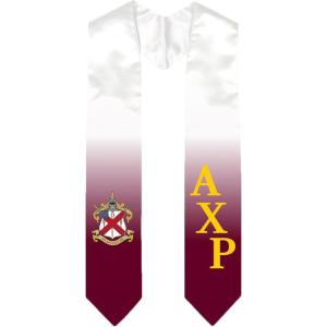 Greekgear Alpha Chi Rho Extra Fancy Diagonal Greek Graduation Stole W Crest