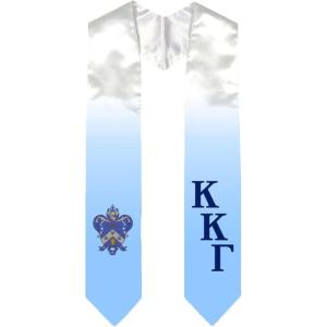 Greekgear Kappa Kappa Gamma Extra Fancy Diagonal Greek Graduation Stole W Crest
