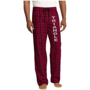Greekgear Triangle Flannel Plaid Pant – PJ’s(Red)