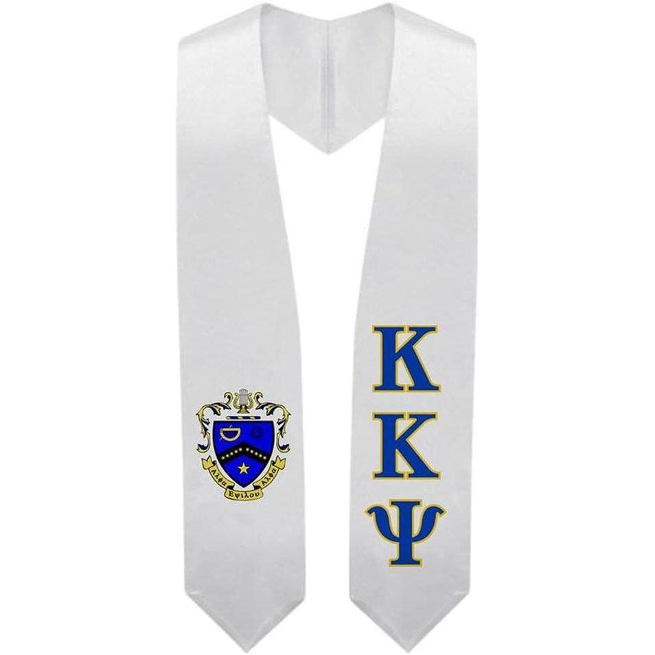 imageGreekgear Kappa Kappa Psi Super Crest Shield Graduation Stole