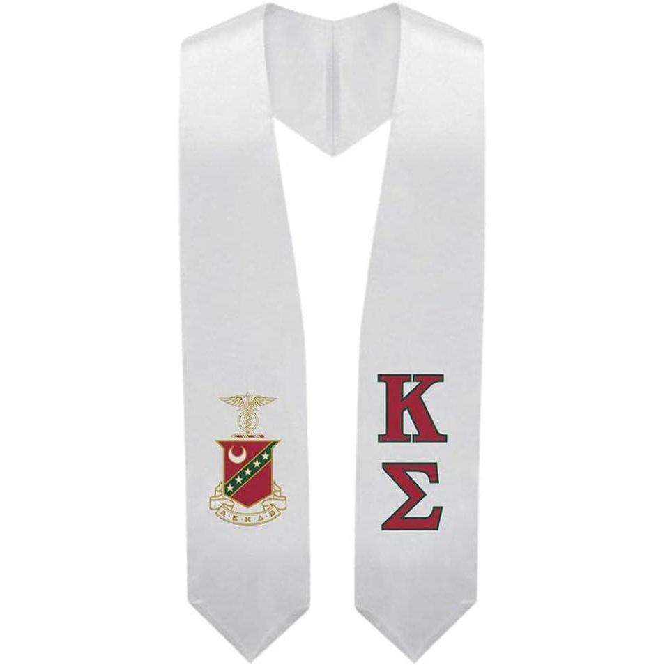 imageGreekgear Kappa Sigma Super Crest Shield Graduation Stole