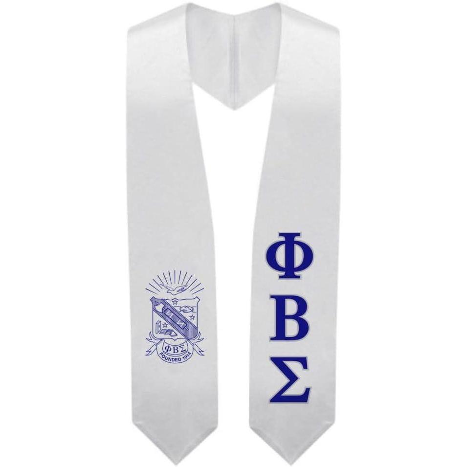 imageGreekgear Phi Beta Sigma Super Crest Shield Graduation Stole