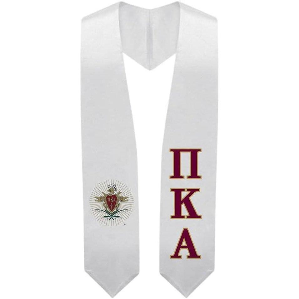 imageGreekgear Pi Kappa Alpha PIKE Super Crest  Shield Graduation Stole