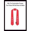 Greekgear Custom High School Graduation Stole(Red W/White Trim)