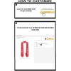 Greekgear Custom High School Graduation Stole(Red W/White Trim)