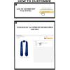Greekgear Custom High School Graduation Stole(Royal W/White Trim)