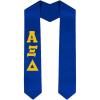 Custom Alpha Xi Delta Graduation Stole Sash(Royal Blue)