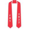 Red W/White Trim