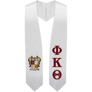 Greekgear Phi Kappa Theta Super Crest – Shield Graduation Stole