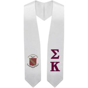 Greekgear Sigma Kappa Super Crest – Shield Graduation Stole
