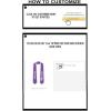 Custom FIJI Greek 2 Tone Lettered Graduation Sash Stole w/Year(Purple W/White Trim)