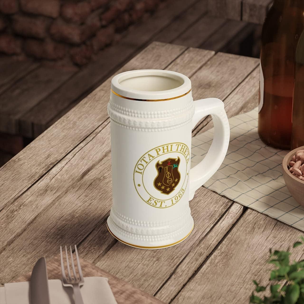 imageGreekgear Iota Phi Theta Ceramic Collectors Stein Tankard
