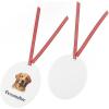 Golden Retriever Customized Christmas Ornaments Bell(Oval)