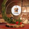 Golden Retriever Customized Christmas Ornaments Bell(Round)