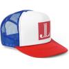The Junior League Trucker Caps(Blue/Red)