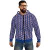 Belmont University All Over Print Blue Hoodie(Multicolor)