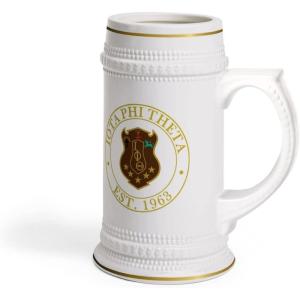 Greekgear Iota Phi Theta Ceramic Collectors Stein Tankard