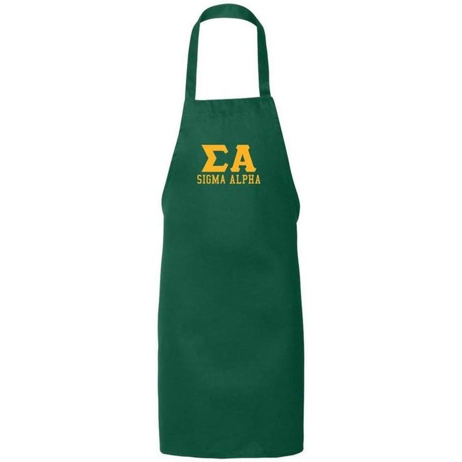imageSigma Alpha Large Apron Forest Green