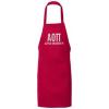 Greekgear Alpha Omicron Pi AOII Large Apron Red